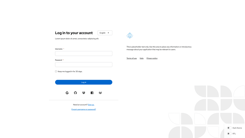 With language selector screenshot